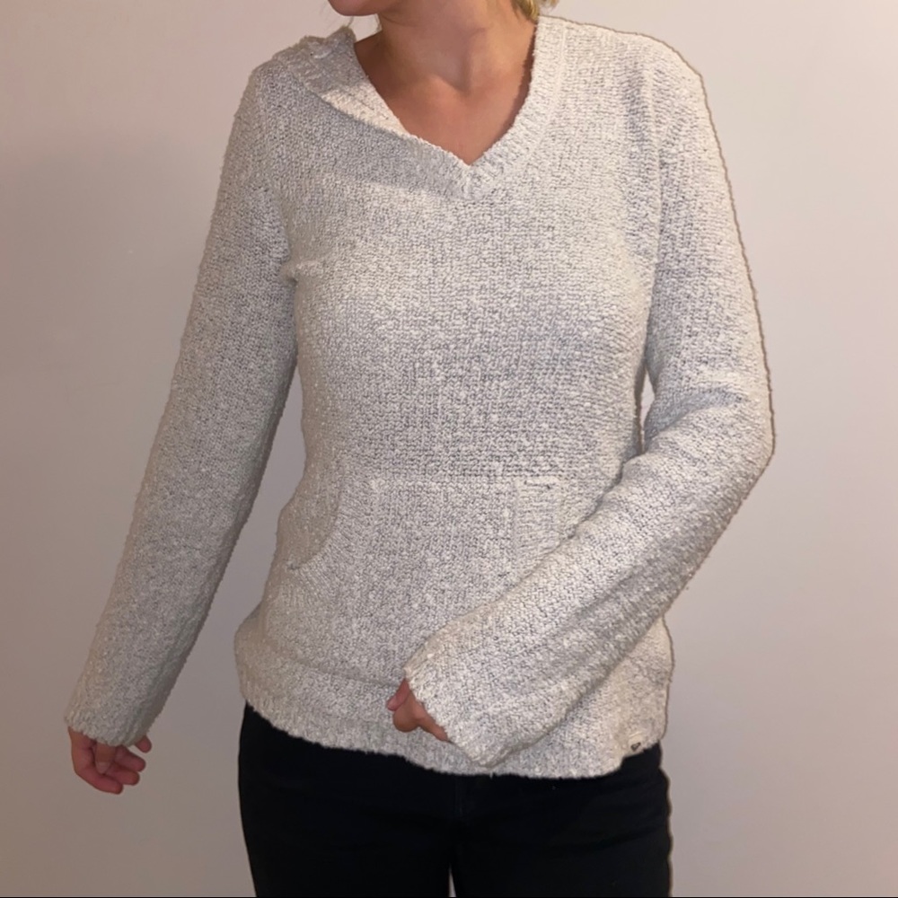 ROXY soft hooded sweater☁️